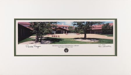 Lot #65 Ronald Reagan Signed Photographic Print (Ltd. Ed. #122/250) - 20? x 11.5? - Image 1