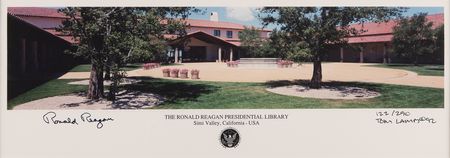 Lot #65 Ronald Reagan Signed Photographic Print (Ltd. Ed. #122/250) - 20? x 11.5? - Image 2