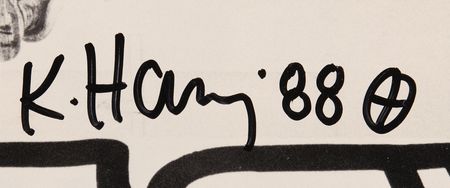 Lot #274 Keith Haring Signed 'Pop Shop' Poster (20.25˝ x 15.75˝) - Image 3