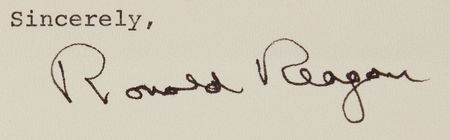 Lot #64 Ronald Reagan Typed Letter Signed as President - 