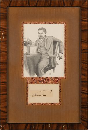 Lot #135 Thomas Edison Signature - Image 1