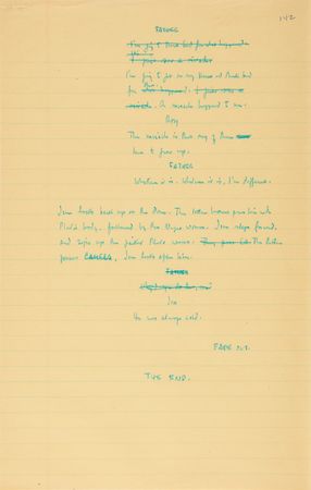 Lot #524 Rebel Without a Cause Archive with (400+) Early Draft Pages and Scenes, Highlighted by (95) Pages of Stewart Stern?s Original Handwritten First Draft Screenplay - Image 14