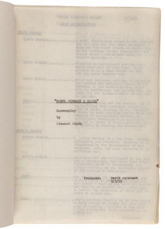 Lot #524 Rebel Without a Cause Archive with (400+) Early Draft Pages and Scenes, Highlighted by (95) Pages of Stewart Stern?s Original Handwritten First Draft Screenplay - Image 16