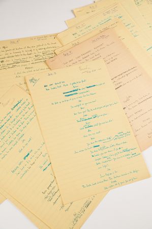 Lot #524 Rebel Without a Cause Archive with (400+) Early Draft Pages and Scenes, Highlighted by (95) Pages of Stewart Stern?s Original Handwritten First Draft Screenplay - Image 22