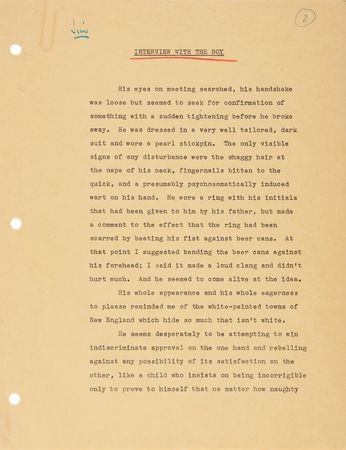 Lot #524 Rebel Without a Cause Archive with (400+) Early Draft Pages and Scenes, Highlighted by (95) Pages of Stewart Stern?s Original Handwritten First Draft Screenplay - Image 25
