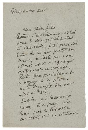 Lot #249 Camille Pissarro Autograph Letter Signed - Image 1