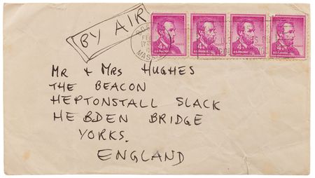Lot #349 Sylvia Plath Typed Letter Signed to Ted Hughes's Parents, on Their Work in American Academia: 