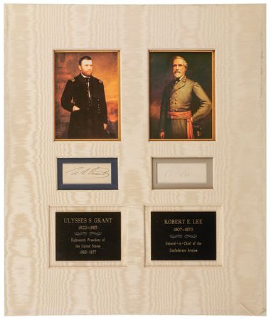 Lot #170 Robert E. Lee and U. S. Grant (2) Signatures - Image 1
