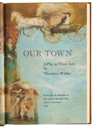 Lot #391 Thornton Wilder Signed Book - Our Town (Ltd. Ed. #28/2000) - Image 5