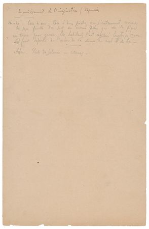 Lot #241 Paul Gauguin Handwritten Draft Manuscript on Symbolist Art with Reflections on Rembrandt and Raphael - Image 4