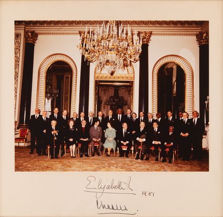 Lot #91 Queen Elizabeth II and King Charles III Signed Photograph - Image 2