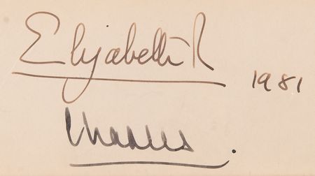 Lot #91 Queen Elizabeth II and King Charles III Signed Photograph - Image 3