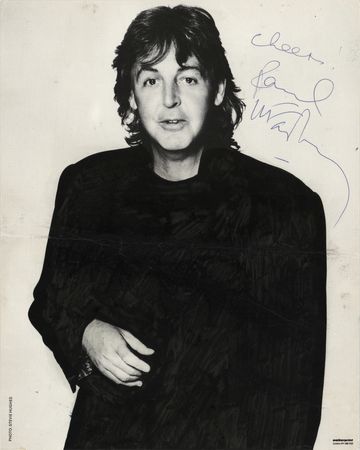 Lot #453 Beatles: Paul McCartney Signed Photograph - Image 1