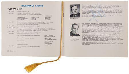 Lot #209 Neil Armstrong Twice-Signed Program - Image 4