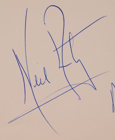 Lot #207 Neil Armstrong Signature - 