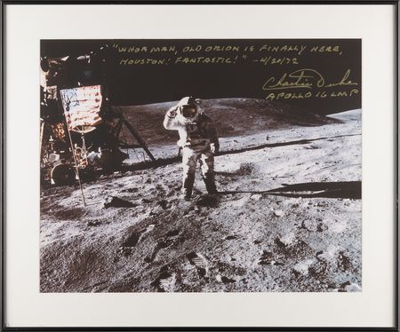 Lot #212 Charles Conrad and Charlie Duke (2) Signed Oversized Photographs - Image 4