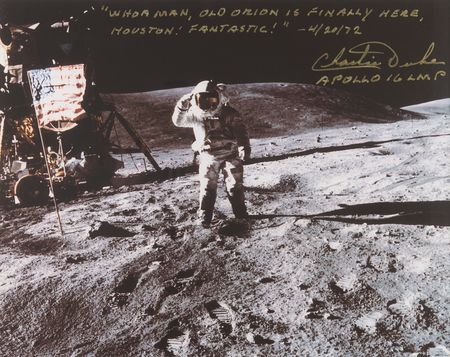 Lot #212 Charles Conrad and Charlie Duke (2) Signed Oversized Photographs - Image 5