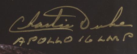 Lot #212 Charles Conrad and Charlie Duke (2) Signed Oversized Photographs - Image 6