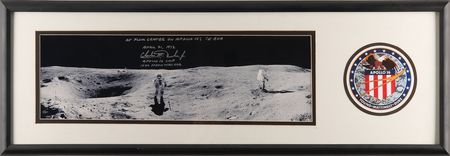 Lot #215 Charlie Duke (2) Signed Panoramic Photographs - Image 2