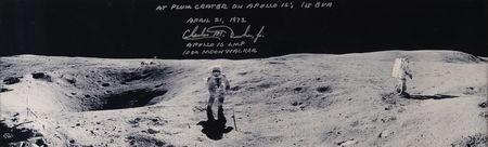 Lot #215 Charlie Duke (2) Signed Panoramic Photographs - Image 3