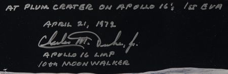 Lot #215 Charlie Duke (2) Signed Panoramic Photographs - Image 4