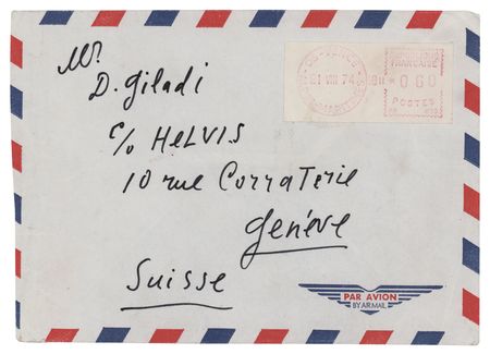 Lot #262 Marc Chagall Autograph Letter Signed: 