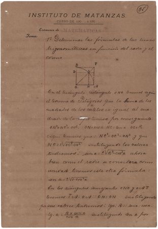 Lot #664 Jose Raul Capablanca Autograph Mathematical Manuscript - Image 1