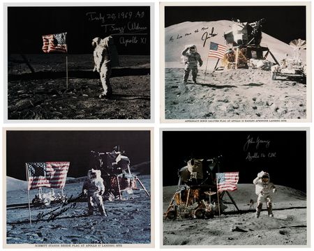 Lot #225 Moonwalkers (10) Signed Items - Image 3