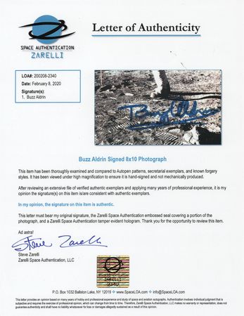 Lot #226 Moonwalkers (7) Signed Items - Image 2