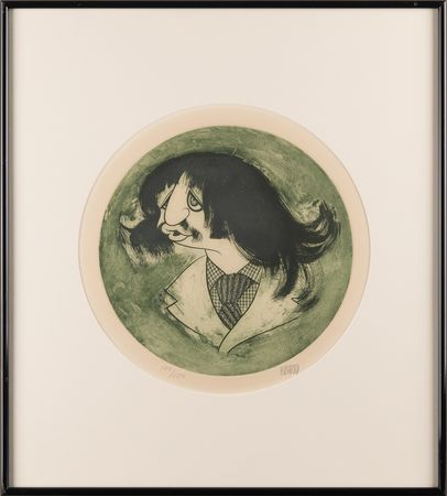 Lot #275 Al Hirschfeld Signed Etching - 'Ringo Starr' (Ltd. Ed. #107/150) (11.25˝ x 11.25˝) - Image 1