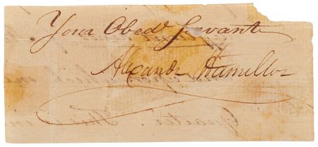 Lot #79 Alexander Hamilton and Aaron Burr Signatures - Image 2