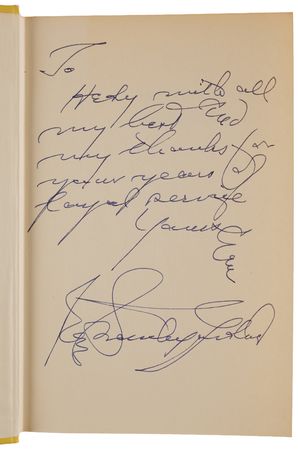 Lot #369 Erle Stanley Gardner Signed Book - The Case of the Waylaid Wolf - Image 4