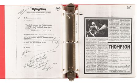 Lot #353 Hunter S. Thompson Archive: Early Draft of Better Than Sex, Prepared for Random House (c. 1992–1994), with Signed First Edition - Image 10