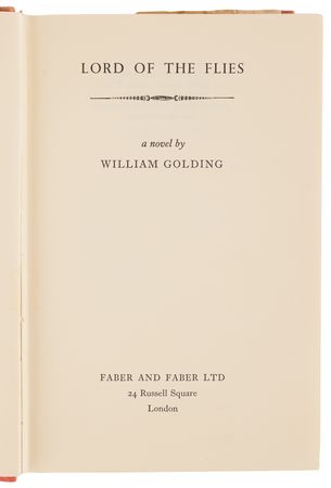 Lot #340 William Golding: Lord of the Flies (First Edition) - Image 2