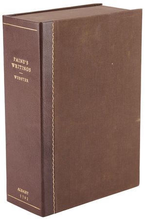 Lot #117 Thomas Paine: The Writings of Thomas Paine, with Common Sense, The Crisis, and Rights of Man (1792) - Image 5