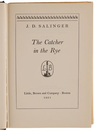 Lot #350 J. D. Salinger: The Catcher in the Rye (First Edition) - Image 2