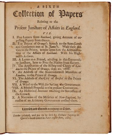 Lot #94 Increase Mather: 