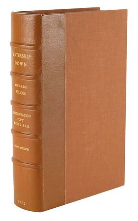 Lot #323 Richard Adams (2) Autograph Letters Signed and Signed Book - Watership Down - Image 4
