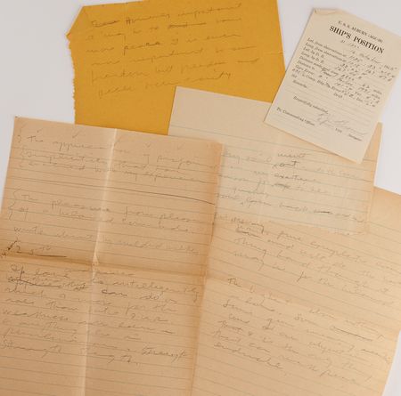 Lot #106 Richard E. Byrd's Handwritten Notes on J. Robert Oppenheimer, the Manhattan Project, and the Atomic Bombing of Japan - Image 5