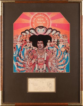 Lot #429 Jimi Hendrix Experience Signatures - 