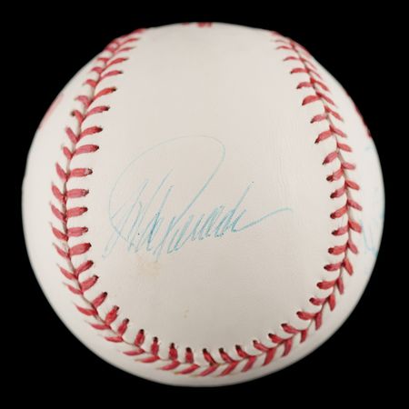 Lot #680 NY Yankees: Core Four Signed Baseball - Jeter, Rivera, Posada, and Pettitte (Ltd. Ed. #19/48) - Image 3
