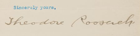 Lot #10 Theodore Roosevelt Typed Letter Signed as President on the Historic 1907 Standard Oil Fine - 