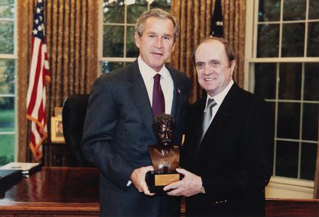 Lot #24 George W. Bush Signed Photograph - Presented to Bob Newhart - Image 2