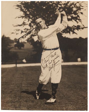 Lot #654 Bobby Jones Signed Photograph