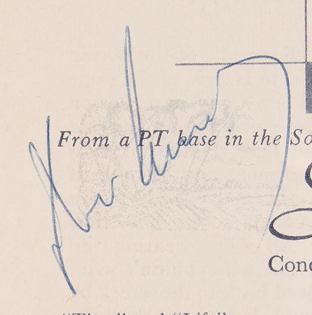Lot #52 John F. Kennedy Signed 'Survival' Article Booklet - Dated to the 1960 West Virginia Democratic Primary Election - Image 3
