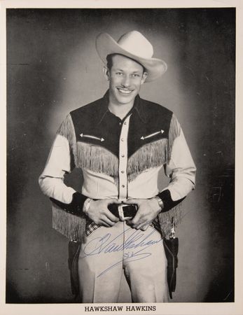 Lot #412 Patsy Cline, Cowboy Copas, and Hawkshaw Hawkins (3) Signed Photographs - Image 3