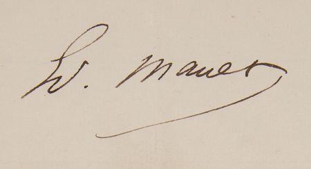 Lot #245 Edouard Manet Autograph Letter Signed: 