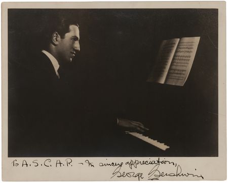Lot #410 George Gershwin Signed Photograph to A.S.C.A.P. - Image 1