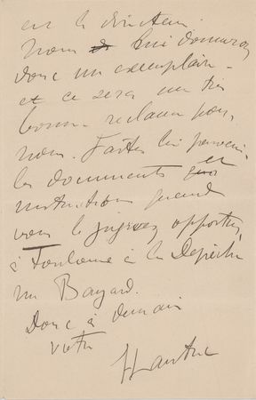Lot #254 Henri de Toulouse-Lautrec Autograph Letter Signed - Image 2