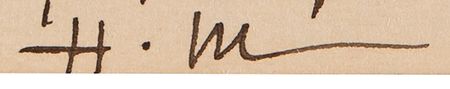Lot #246 Henri Matisse Autograph Letter Signed with Sketch: 